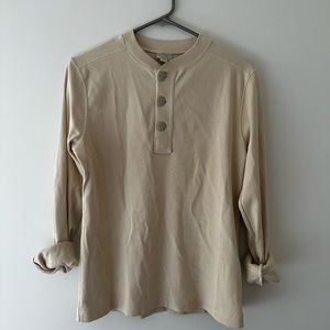 Classic thick cotton Folsom Henley